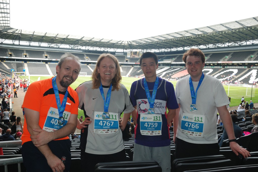 All at the end, not looking too bad!